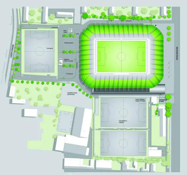 Allianzstadion Wien — HKLS-Planung Gewerbebau, Bild 3