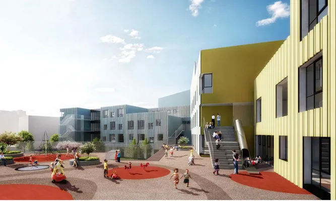 Bildungscampus+ Christine Nöstlinger — HKLS-Planung Bildungsbau, Bild 2