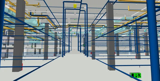 IKEA Wien Westbahnhof — BIM-Modell Haustechnik, Bild 5