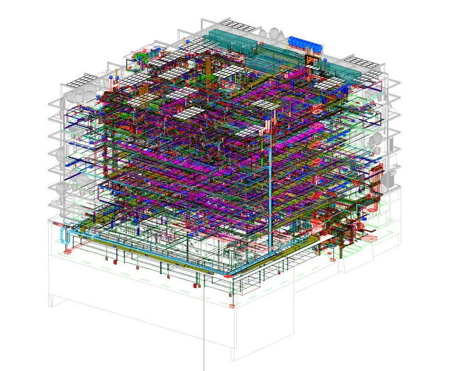IKEA Wien Westbahnhof — BIM-Modell Haustechnik, Bild 8