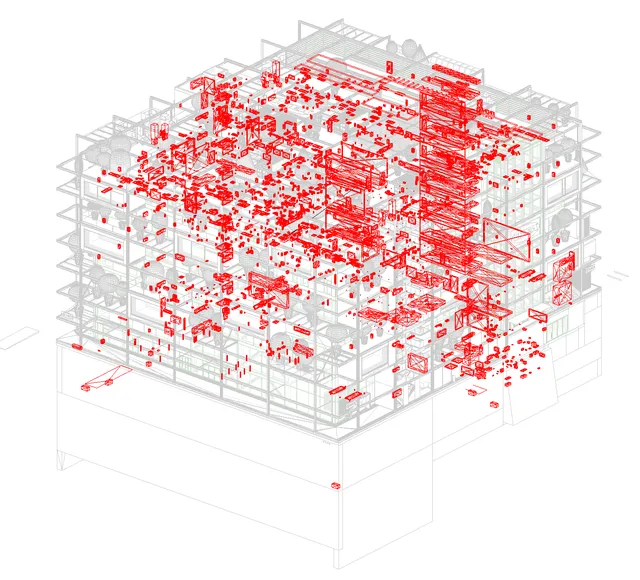 IKEA Wien Westbahnhof — BIM-Modell Haustechnik, Bild 9