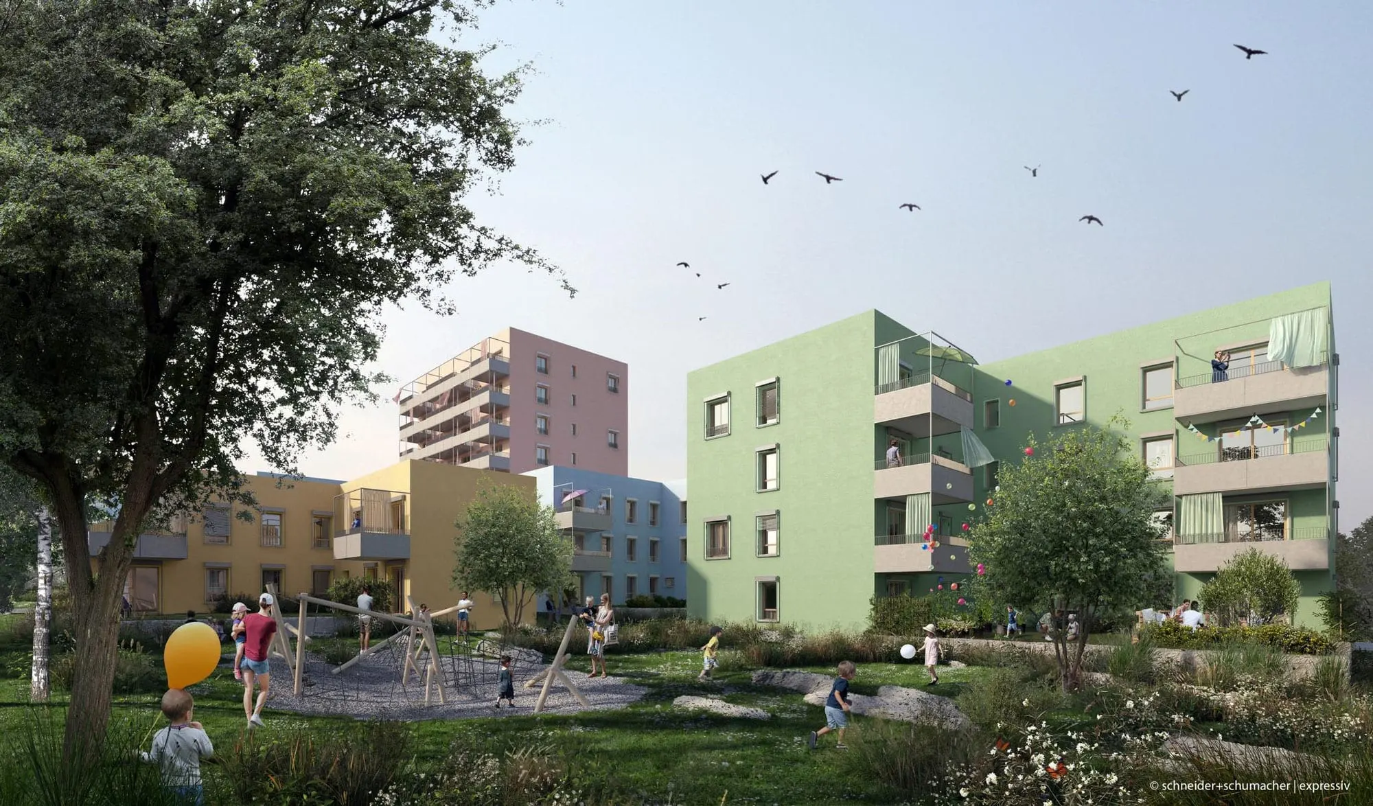 WHA Wildgarten — HKLS-Planung Wohnbau, Bild 1